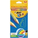 Creioane colorate 12 culori Bic Tropicolors