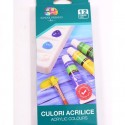 Culori acrilice 12/set 12ml School Friendly