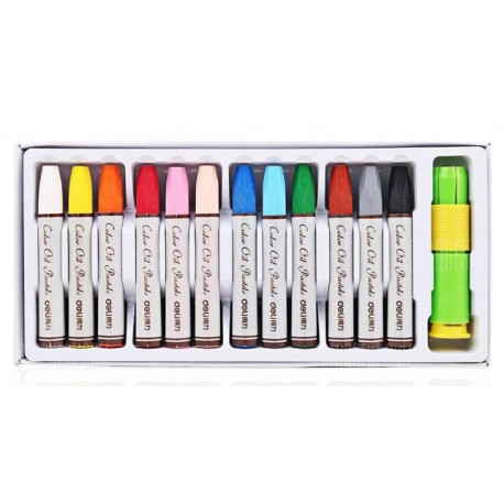 Creioane ulei pastel 12 culori Deli 72050