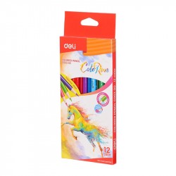 Creioane colorate 12 culori Deli Colorun