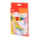 Creioane colorate 18 culori Deli Colorun