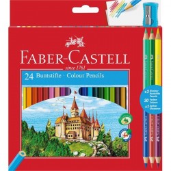 Creioane colorate 36+3+1 buc/set Eco Faber-Castell