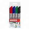 Set 4 Markere 3mm flipchart Kores