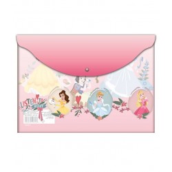 Mapa plastic cu buton Princess