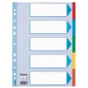 Separatoare carton 5 culori A4 Esselte Standard