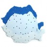 Sablon mic harta Romaniei Flaro