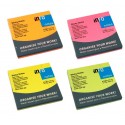 Notes autoadeziv 76x76mm 80 file/set neon Info Notes