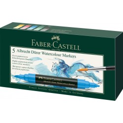 Set 5 markere solubile A. Durer Faber-Castell