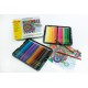 Creioane colorate 48 culori cutie metal Eberhard Faber