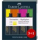 Set 3+1 textmarker 1548 Faber-Castell