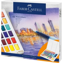 Acuarele 48 culori Creative Studio Faber-Castell