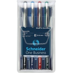 Set 4 roller cu cerneala Schneider One Business