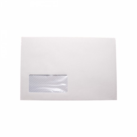 Plic C5 (162x229 mm) alb siliconic fereastra stanga