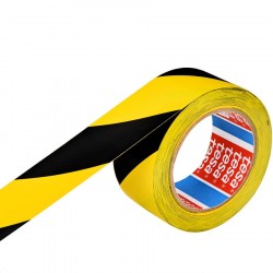 Banda adeziva marcare galben/negru 50mmx33m Tesa