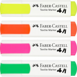 Marker pentru textile Neon Faber-Castell
