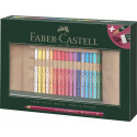 Rollup 30 Creioane Colorate Polychromos si Accesorii Faber-Castell