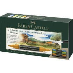 Set 5 markere solubile Peisaj A. Durer Faber-Castell