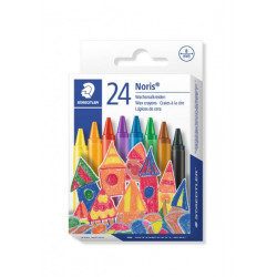 Creioane cerate 24 culori Staedtler Noris