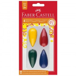 Creioane cerate 4 culori model para Faber-Castell