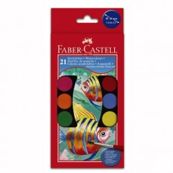 Acuarele 21 culori Faber-Castell