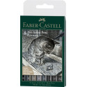 Pitt Artist Pen Soft Brush Set 8 Buc Faber-Castell