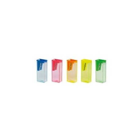 Ascutitoare plastic cu container Faber-Castell
