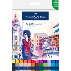 Set 24 markere solubile 2 capete Candy Shop Goldfaber Faber-Castell