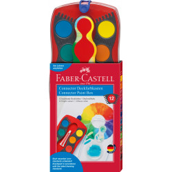 Acuarele 24 culori Connector Faber-Castell