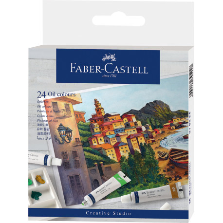 Culori ulei 24 culori 20ml Faber-Castell