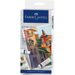 Culori ulei 12 culori 20ml Faber-Castell