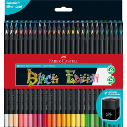 Creioane Colorate 50 Culori Black Edition Faber-Castell