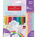 Creioane colorate 18+6 culori Grip 2001 Faber-Castell