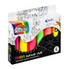 Creta color neon desen asfalt 6/set Fiorello