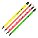Creion Grafit HB cu Guma Fluorescent Deli