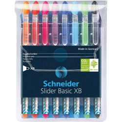 Pix cu rubber grip Schneider Slider Basic XB 4 culori/set