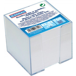 Cub hartie alba cu suport plastic 92x92x82mm Donau