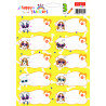 Etichete scolare 30 buc/set Catei Tanex