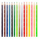 Creioane colorate 12 culori triunghiulare Kores