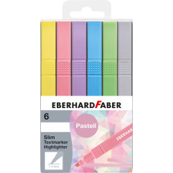 Set 6 textmarker pastel Eberhard Faber