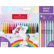 Carioca 24 culori Faber-Castell Unicorn