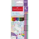 Creioane colorate 13 culori Unicorn Faber-Castell