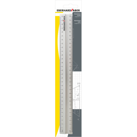 Rigla aluminiu 30cm Eberhard Faber