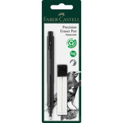 Radiera creion + rezerve Precision Faber-Castell