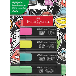 Set 4 textmarker Graffiti Faber-Castell