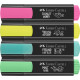 Set 4 textmarker Graffiti Faber-Castell