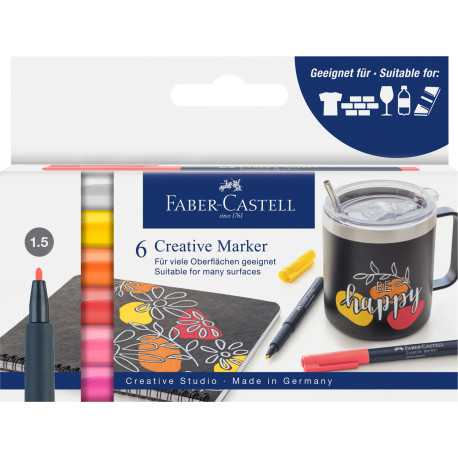 Set 6 marker Creative Summer Faber-Castell