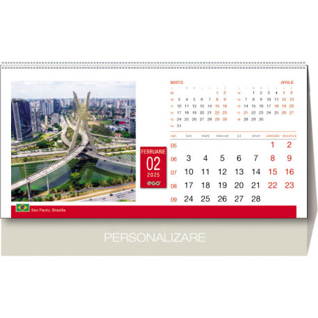 Calendar de birou Orasele Lumii