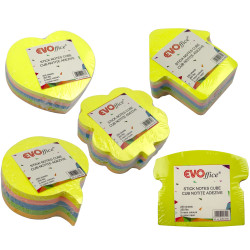 Notes autoadeziv cub color 250 file 5 culori neon