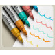 Marker vopsea acrilica metalizata pastel 6 culori/set Dmast