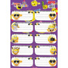 Etichete scolare 30 buc/set Smiley Tanex